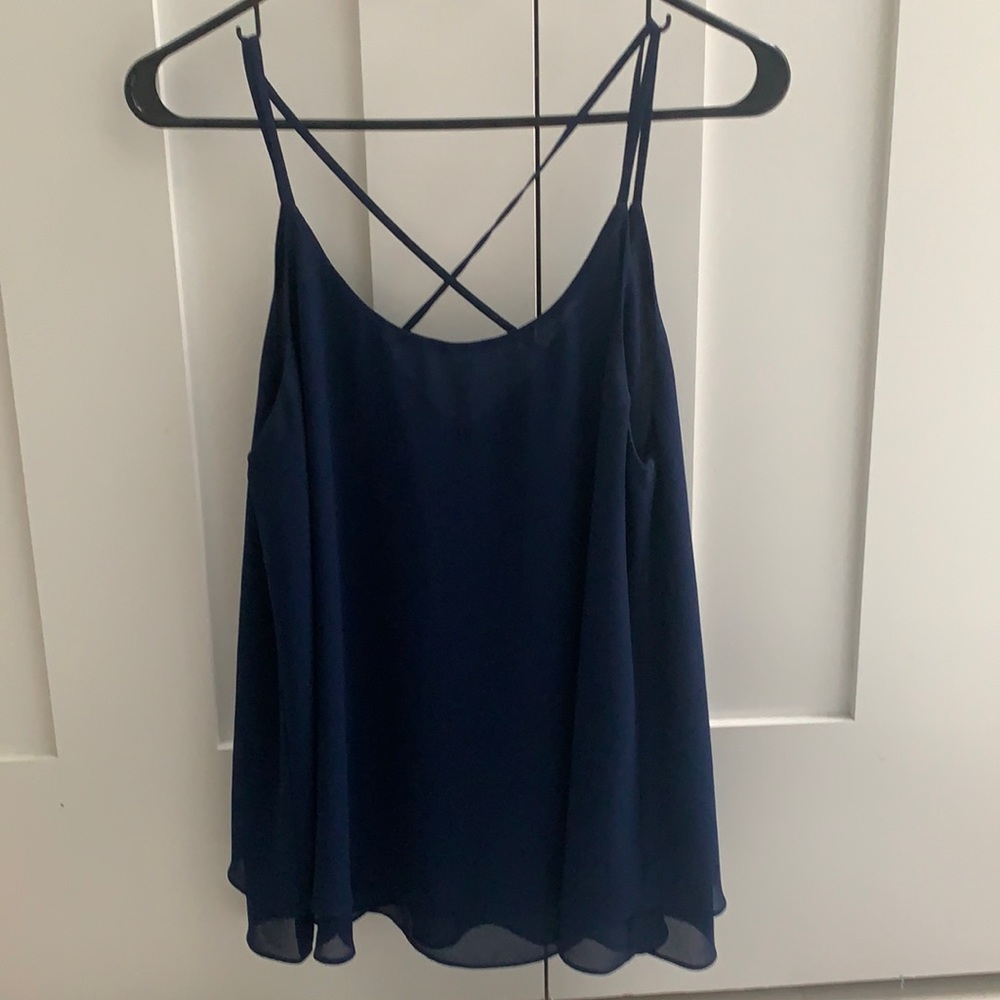Blue tank top